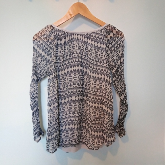 STELLA ROSE 100% silk top two-layers - Picture 2 of 4